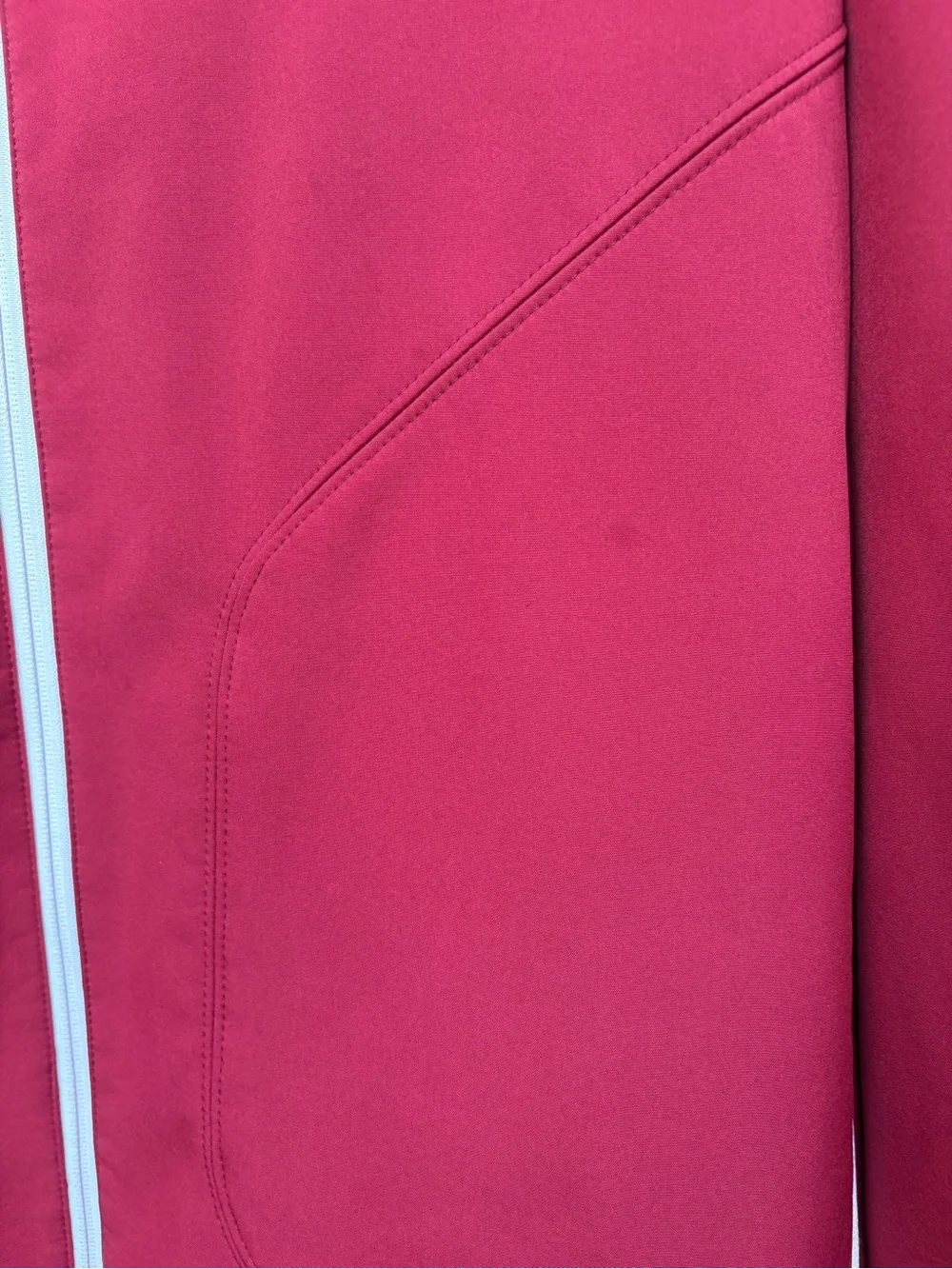 OU Crimson Full-Zip Jacket with White Trim 58 Sports Size L